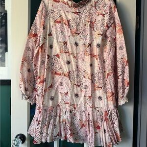 Anthropologie antonellla Geisha Designs beaded dress